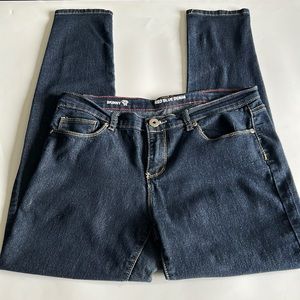 RED BLUE DENIM Mid Rise Blue Denim Skinny Jeans